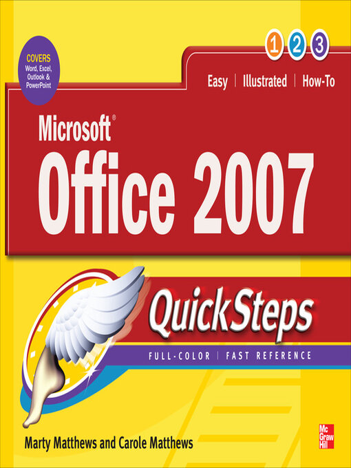 Title details for Microsoft Office 2007 by Marty Matthews - Wait list